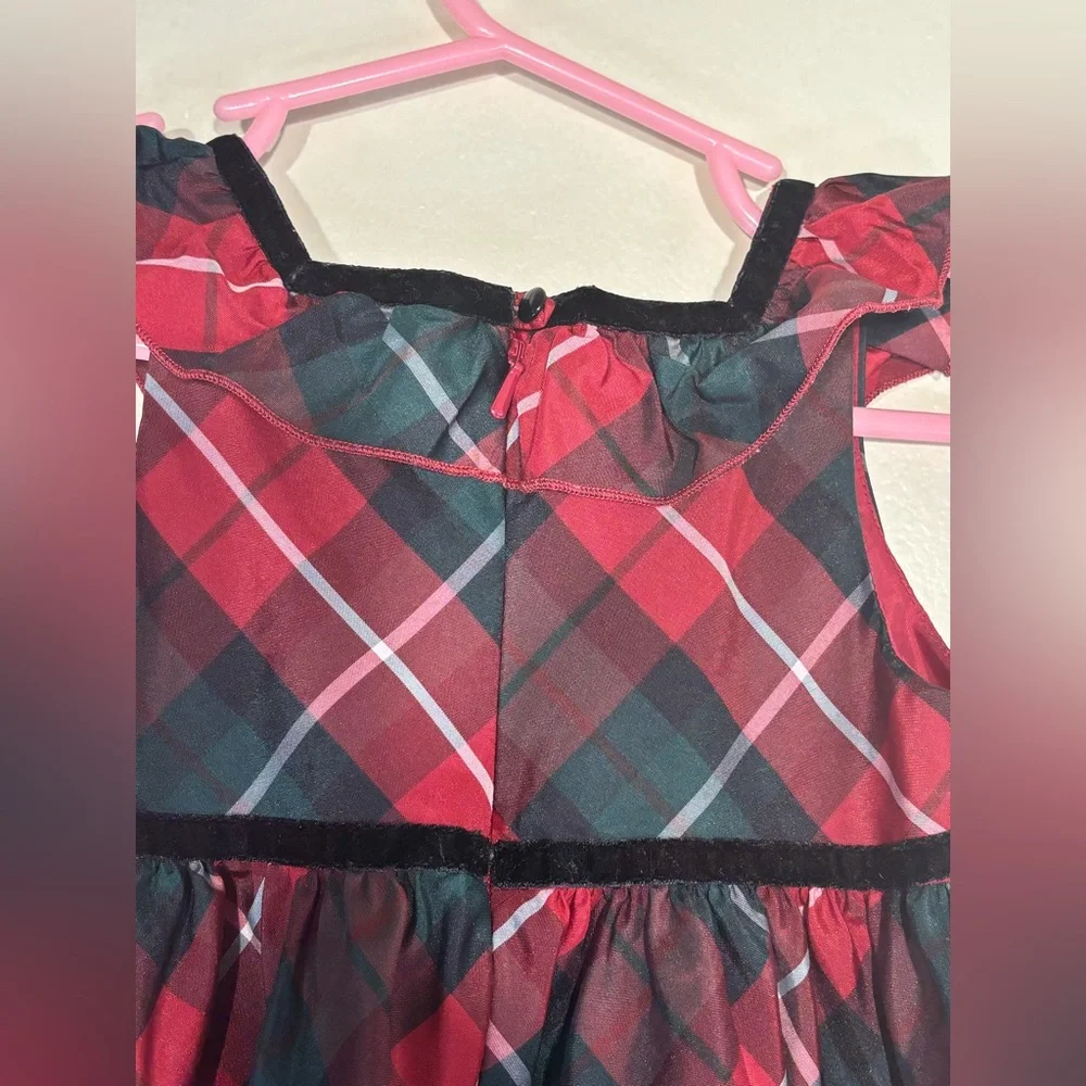 GAP Red‎ and Green Plaid Kids Dress Size 3T